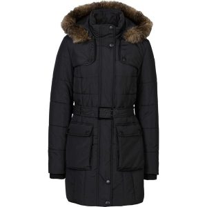 Kurtka zimowa. Czarne kurtki bonprix, na zimę, bez wzorów, bez kaptura. Za 349,99 zł.