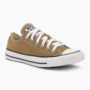 Trampki Converse Chuck Taylor All Star Classic Ox. Brązowe trampki Converse, bez wzorów, bez zapięcia. Za 329,99 zł.