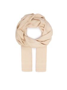 Tommy Hilfiger Szal Th Monogram Scarf AW0AW18273 Beżowy jasny. Brązowe rękawiczki TOMMY HILFIGER, bez wzorów. Za 289,99 zł.