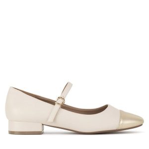 Baleriny Clara Barson. Brązowe balerinki Clara Barson, bez wzorów, bez obcasa, bez zapięcia. Za 119,99 zł.