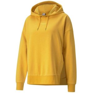 Bluza Z Kapturem Damska TR. Żółte bluzy Puma, s, bez wzorów, z kapturem. Za 257,99 zł.