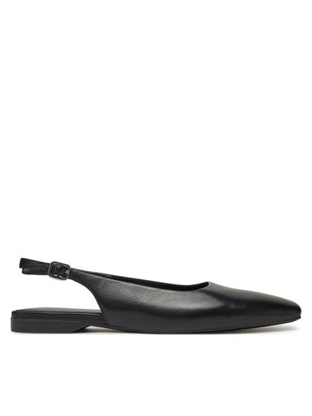 Vagabond Shoemakers Czółenka Delia 5907-201-20 Czarny. Czarne czółenka Vagabond Shoemakers, bez wzorów, ze skóry, bez obcasa, bez zapięcia. Za 299,99 zł.