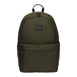 Klasyczny plecak damski z naszywkami Superdry Montana. Zielone plecaki Superdry. Za 213,10 zł.