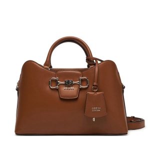 Torebka Guess. Brązowe torebki klasyczne Guess, z aplikacjami, bez dodatków. Za 679,99 zł.