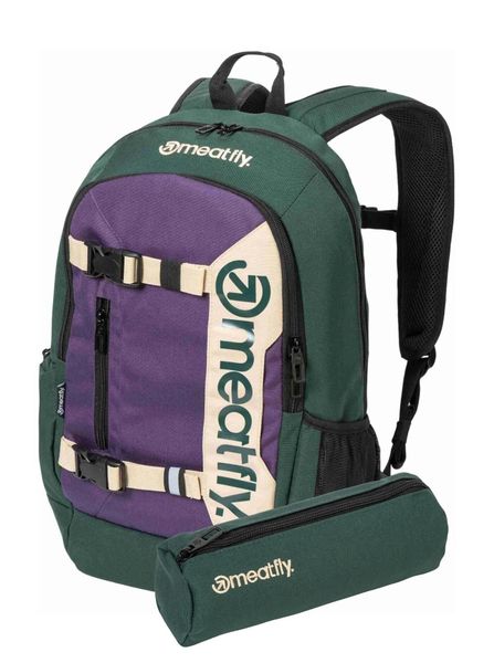 Plecak na laptopa i deskorolkę – botanical purple Meatfly + piórnik. Fioletowe plecaki Meatfly. Za 254,99 zł.