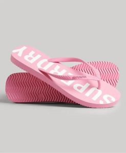 Superdry Klapki Code Core Sport z gumy — Marne Pink/Optic. Czerwone klapki Superdry, bez wzorów, z gumy, bez obcasa. Za 145,75 zł.