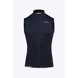 Essential Cycling Gilet Windstopper Kamizelka damska. Czarne kamizelki ACELERA, bez wzorów, bez kołnierzyka, bez ramiączek, bez kaptura. W wyprzedaży za 274,91 zł.
