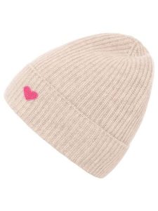 Zwillingsherz Kaszmirowa czapka beanie w kolorze beżowym rozmiar: onesize. Brązowe czapki Zwillingsherz, z aplikacjami, z kaszmiru. Za 129,95 zł.