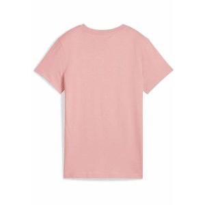 Damska koszulka z logo ESS No. 1 PUMA Pink Fruit. Czerwone bluzki Puma, s, bez wzorów, sportowe, bez kołnierzyka, bez ramiączek. W wyprzedaży za 69,00 zł.