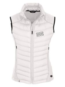 Maul Sport Kamizelka hybrydowa "Sardona Rec II" w kolorze białym rozmiar: 38. Białe kamizelki Maul Sport, bez wzorów, bez kołnierzyka, bez ramiączek, bez kaptura. Za 260,99 zł.