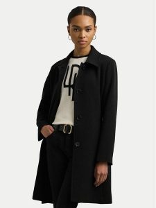 Lauren Ralph Lauren Płaszcz przejściowy 297951273001 Czarny Straight Fit. Czarne płaszcze Lauren Ralph Lauren, l, bez wzorów, z syntetyku, bez kaptura. Za 659,99 zł.