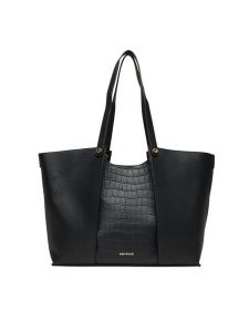 Gino Rossi Torebka C-LX10146 Czarny. Czarne shopper bag Gino Rossi, bez wzorów, z materiału, bez dodatków. Za 329,99 zł.