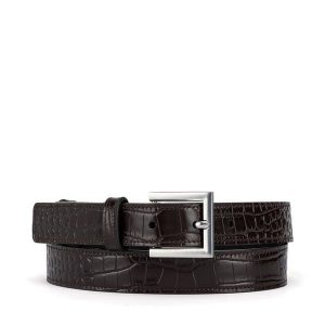 Pasek GINO ROSSI. Brązowe paski Gino Rossi, bez wzorów. Za 99,99 zł.