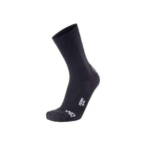 Skarpety UYN Merino Socks Black White. Czarne skarpetki UYN, bez wzorów. Za 79,99 zł.