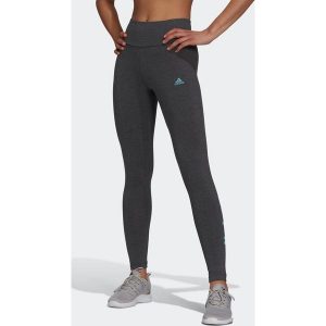 Legginsy damskie adidas Loungwear Essentials. Niebieskie legginsy ADIDAS, bez wzorów. Za 59,90 zł.