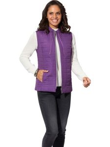 WITT WEIDEN Kamizelka w kolorze fioletowym rozmiar: 46. Różowe kamizelki WITT WEIDEN, bez wzorów, bez kołnierzyka, bez ramiączek, bez kaptura. Za 43,99 zł.