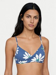 Roxy Góra od bikini Printed Essentials ERJX305694 Niebieski. Niebieskie bikini Roxy, bez wzorów, z syntetyku. Za 169,99 zł.