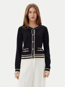 Artigli Kardigan ACMA001909 Czarny Regular Fit. Czarne kardigany Artigli, z syntetyku. Za 199,99 zł.