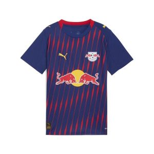 Młodzieżowa koszulka wyjazdowa RB Leipzig 25/26 PUMA. Czerwona bluzki Puma, m, bez wzorów, młodzieżowe, bez kołnierzyka, bez ramiączek. Za 339,00 zł.