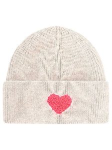 Zwillingsherz Czapka "Heart" w kolorze jasnoszarym rozmiar: onesize. Szare czapki Zwillingsherz, bez wzorów, z materiału. Za 129,95 zł.