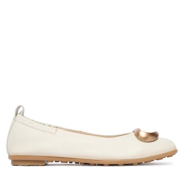 Baleriny Hispanitas. Brązowe balerinki Hispanitas, bez wzorów, bez obcasa, bez zapięcia. Za 479,99 zł.