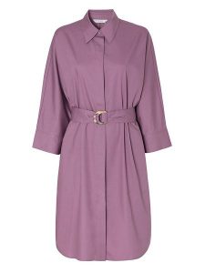 TATUUM Sukienka "Altea" w kolorze fioletowym rozmiar: 44. Różowe sukienki Tatuum, bez wzorów, z bawełny, bez kołnierzyka, bez ramiączek, midi. Za 212,80 zł.