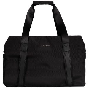 WINGS Torba sportowo - podróżna SKYLARK black 45cm / 18.9 litrów. Czarne torby podróżne i sportowe WINGS, w ażurowe wzory, z materiału, duże. Za 149,99 zł.