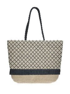 BLE Shopper bag w kolorze beżowym - 40 x 30 x 15 cm rozmiar: onesize. Brązowe shopper bag BLE, bez wzorów, z materiału, na ramię, bez dodatków. Za 47,95 zł.