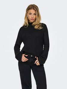 JDY Sweter w kolorze czarnym rozmiar: M. Czarne swetry oversize JDY, m, bez wzorów, ze splotem, bez ramiączek. Za 65,85 zł.