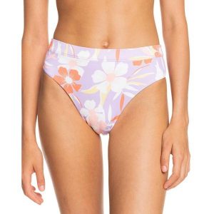 Dół od bikini Roxy Love The Shorey. Żółte bikini Roxy, bez wzorów, z nylonu. Za 89,99 zł.