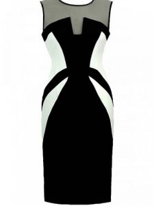 Sukienka Model Priscila Black - Jersa. Czarne sukienki Jersa, m, bez wzorów, z bawełny, bez kołnierzyka, plus size, bez ramiączek, dopasowane. Za 695,54 zł.