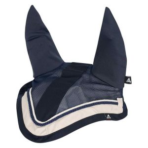 Czapka z muchą dla koni Euro-Star Basic. Niebieskie czapki EURO-STAR, bez wzorów, retro. Za 121,00 zł.