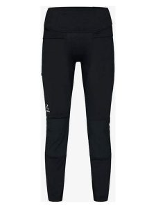 Haglöfs Legginsy funkcyjne "Luna" w kolorze czarnym rozmiar: L. Czarne legginsy Haglöfs, bez wzorów, z materiału. Za 260,99 zł.