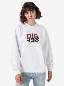 Diesel Clothes Bluza w kolorze białym rozmiar: XXS. Białe bluzy Diesel Clothes, xxs, bez wzorów, z bawełny, bez kaptura. Za 272,45 zł.