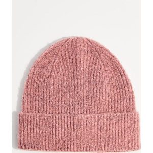 Czapka z dzianiny w prążki - Różowy. Czapki marki TRIBORD. W wyprzedaży za 14,99 zł.