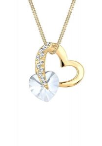 Elli Elli Naszyjnik Damskie ser+C340:C341ce olśniewający kryształ w srebra próby 925 Naszyjniki 1 ct. Naszyjniki Elli, z kryształem, srebrne. Za 252,59 zł.