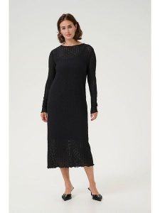 Kaffe Sukienka w kolorze czarnym rozmiar: XL. Czarne sukienki Kaffe, na co dzień, xl, bez wzorów, z koronki, bez kołnierzyka, bez ramiączek, midi, proste. Za 126,99 zł.