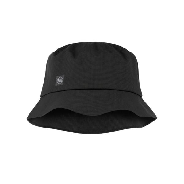 Kapelusz BUFF Rain Bucket. Czarne kapelusze Buff, bez wzorów, z elastanu. Za 199,99 zł.