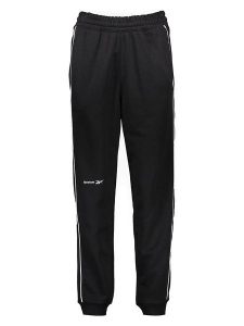 Reebok Spodnie dresowe w kolorze czarnym rozmiar: L. Czarne spodnie dresowe Reebok, l, bez wzorów, z dresówki. Za 109,78 zł.