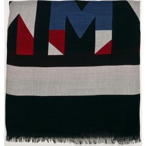 Tommy Hilfiger - Chusta. Czarne apaszki i chusty marki TOMMY HILFIGER, z bawełny. Za 279,90 zł.