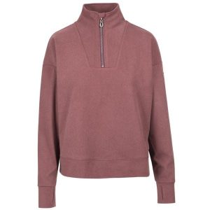 Trespass Happen - damski top na co dzień w kolorze różowego marmuru. Czerwone topy Trespass, bez wzorów, sportowe, bez kołnierzyka, bez ramiączek. Za 135,65 zł.