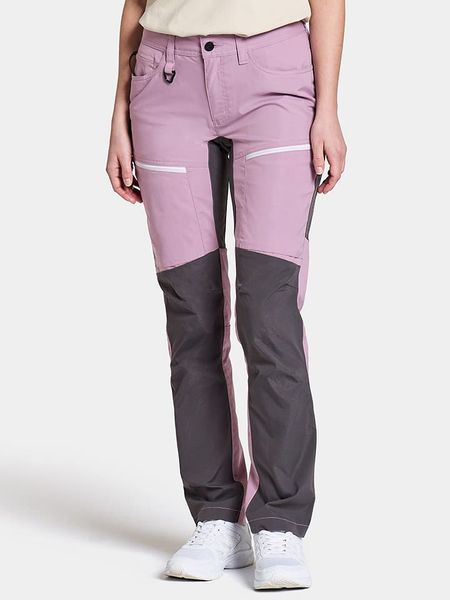 Didriksons Spodnie funkcyjne "Ara" w kolorze fioletowym rozmiar: 40. Różowe spodnie dresowe Didriksons, bez wzorów, z materiału. Za 191,88 zł.