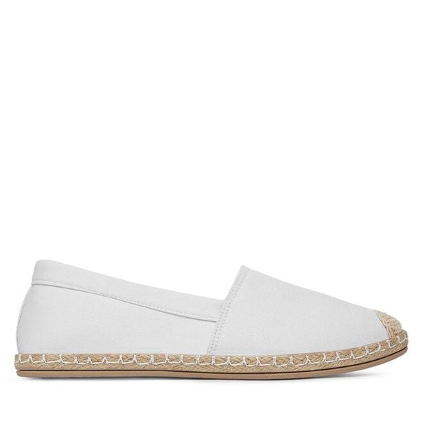 Espadryle JENNY. Białe espadryle Jenny, bez wzorów, bez obcasa. Za 69,99 zł.