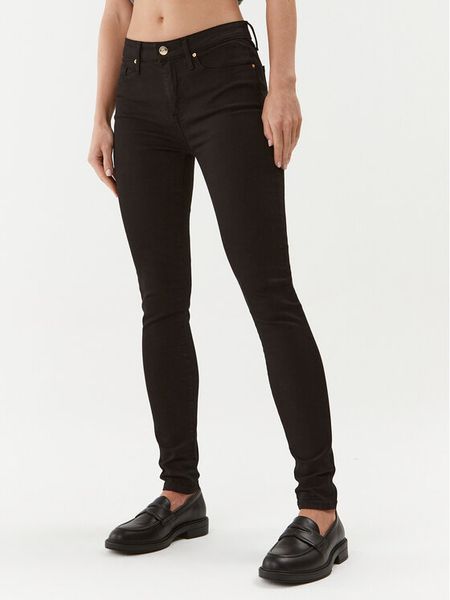 Tommy Hilfiger Jeansy WW0WW22051 Czarny Jegging Fit. Czarne jeansy TOMMY HILFIGER, bez wzorów, z bawełny. Za 265,99 zł.