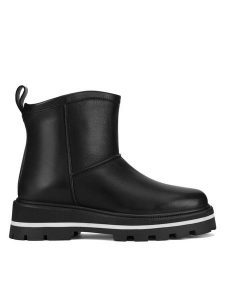 Gino Rossi Botki CASA-24FW302 Czarny. Czarne botki Gino Rossi, bez wzorów, ze skóry, bez obcasa, na płaskiej podeszwie, bez zapięcia. Za 439,99 zł.