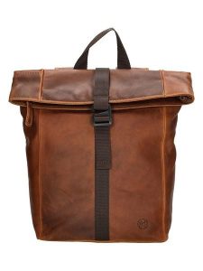 HIDE & STITCHES Skórzany plecak w kolorze jasnobrązowym - 24 x 33 x 10 cm rozmiar: onesize. Brązowe plecaki HIDE & STITCHES. Za 260,99 zł.