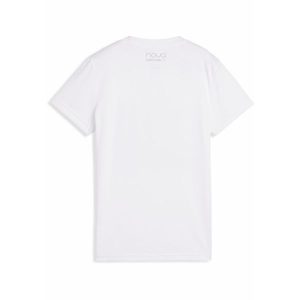 Damska koszulka do padla z grafiką INDIVIDUAL PUMA White. Białe bluzki Puma, s, bez wzorów, klasyczne, bez kołnierzyka, bez ramiączek. W wyprzedaży za 79,00 zł.