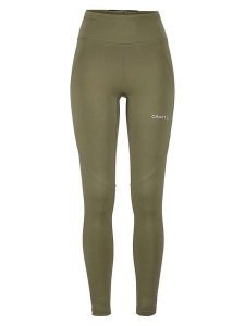 Craft Legginsy sportowe "ADV Essence Warm" w kolorze khaki rozmiar: S. Brązowe legginsy sportowe Craft, s, bez wzorów, z podwyższonym stanem, outdoorowe. Za 113,99 zł.