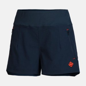 Lekkie i elastyczne szorty bermudzkie ASTI, szybkoschnące i zapewniające maksyma. Brązowe szorty Izas, bez wzorów, z nylonu, eleganckie. Za 291,26 zł.