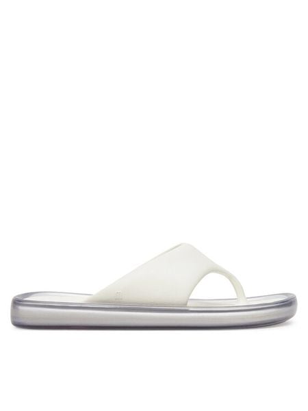 Melissa Japonki Float Ad. 33915 Biały. Białe klapki Melissa, bez wzorów, z tworzywa sztucznego, bez obcasa. Za 399,99 zł.